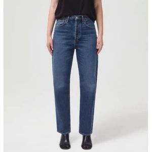 Agolde mid rise straight in tranced, size 25, BNWOT